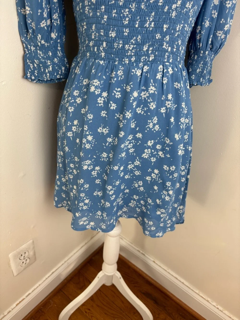 Reformation Elle Dress in Lassen Blue Size 6 NWOT - Picture 5 of 9